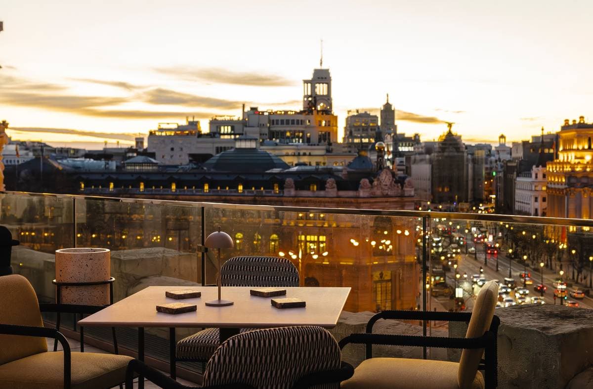 Cocteles en Rooftop de Madrid